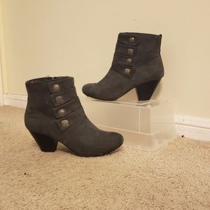 Covington Grey Ankle Boots